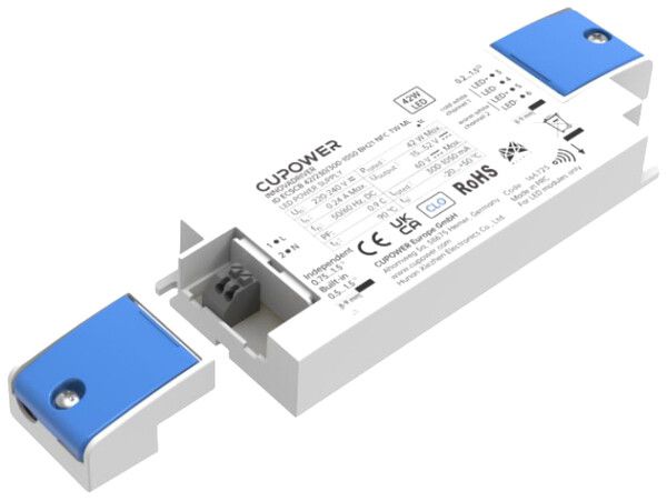 Alimentation LED CUPOWER HCL MESHLE 42W OUT:15…52V 300…1050mA VAR 135×56mm