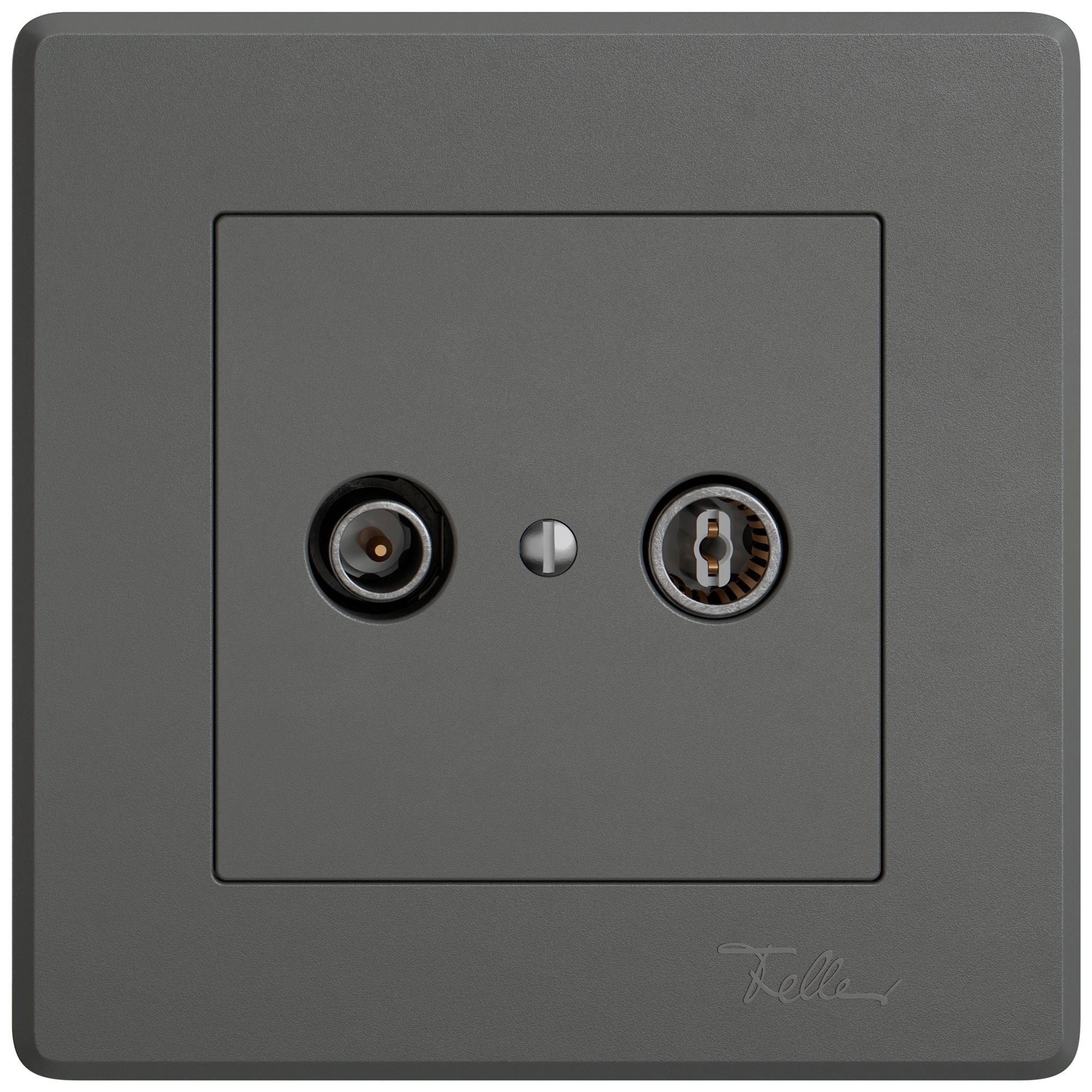 UP-Antennendose TV-R EDIZIO.liv SNAPFIX® Durchgangsdose 4dB dgu