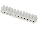 Barrette de bornes Adels-Contact 12P 0.5…4mm² 24A 450V blanc