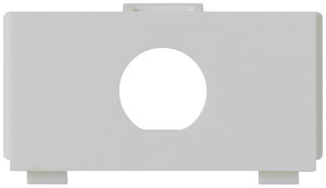 Modulo multimedia kallysto M3 vuoto per 1 BNC Ø13.8mm grigio chiaro