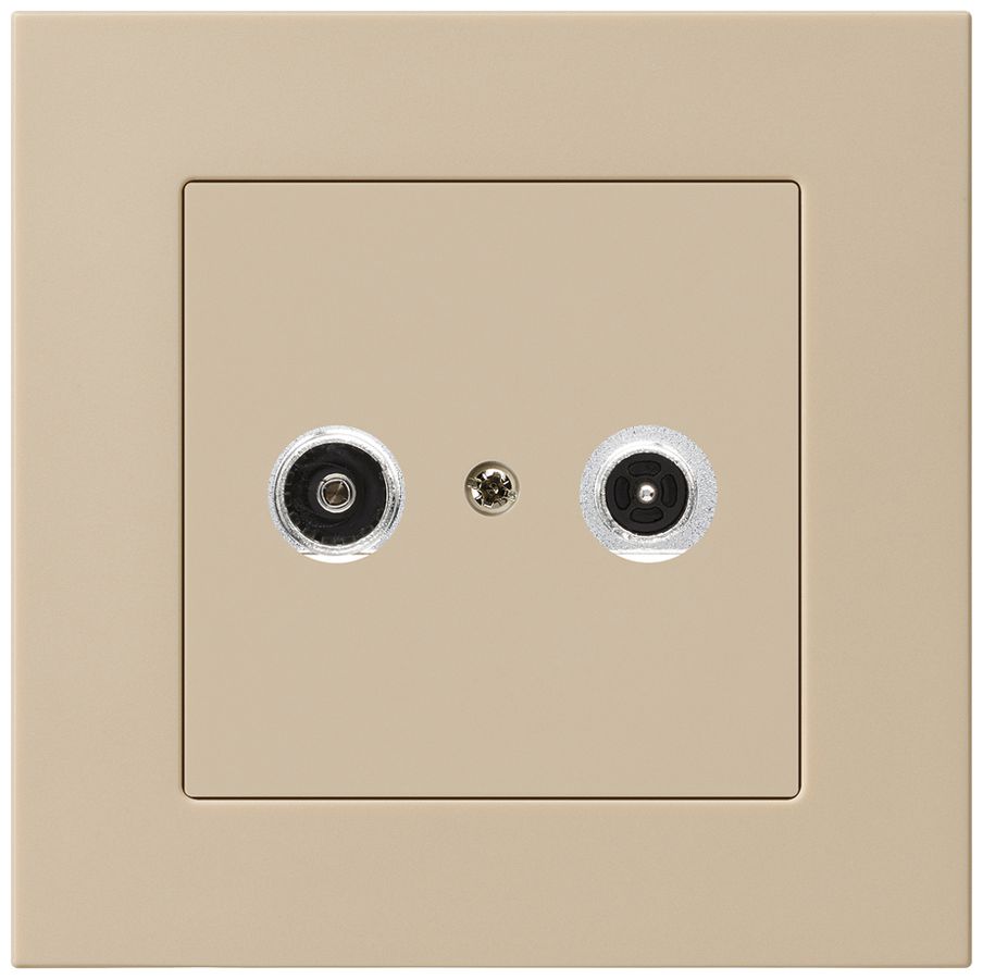 UP-Antennendose kallysto.pro R/TV 14dB 2GHz beige