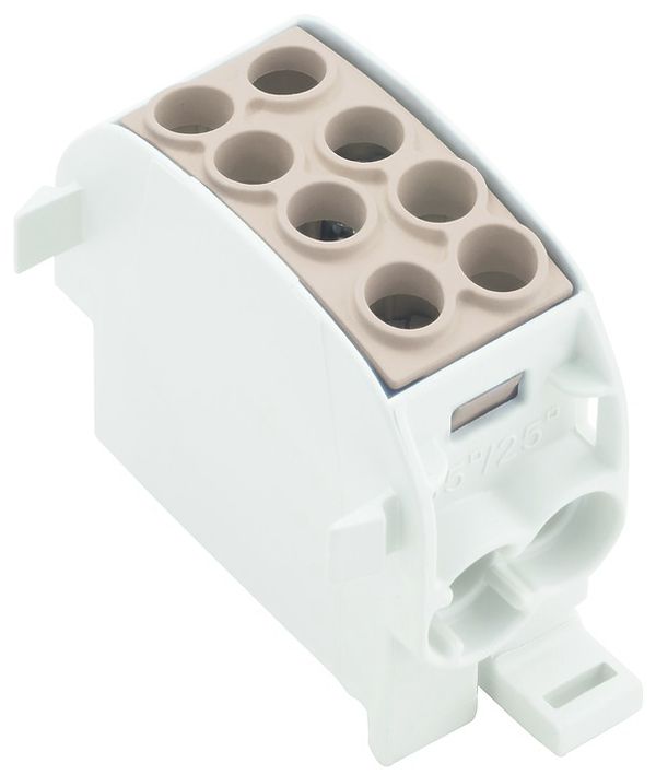 Bloc de distribution WM WPD 102 1P 202A 2×entr 2×sort 1.5…35mm² 1.5…25mm²