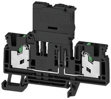 Sicherungs-Reihenklemme WM SFS 4 2C 4mm² Snap-in TH35 schwarz