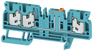 Messtrenn-Reihenklemme WM SDT 3C 0.5…2.5mm² 20A/500V Snap-in TH35 bl