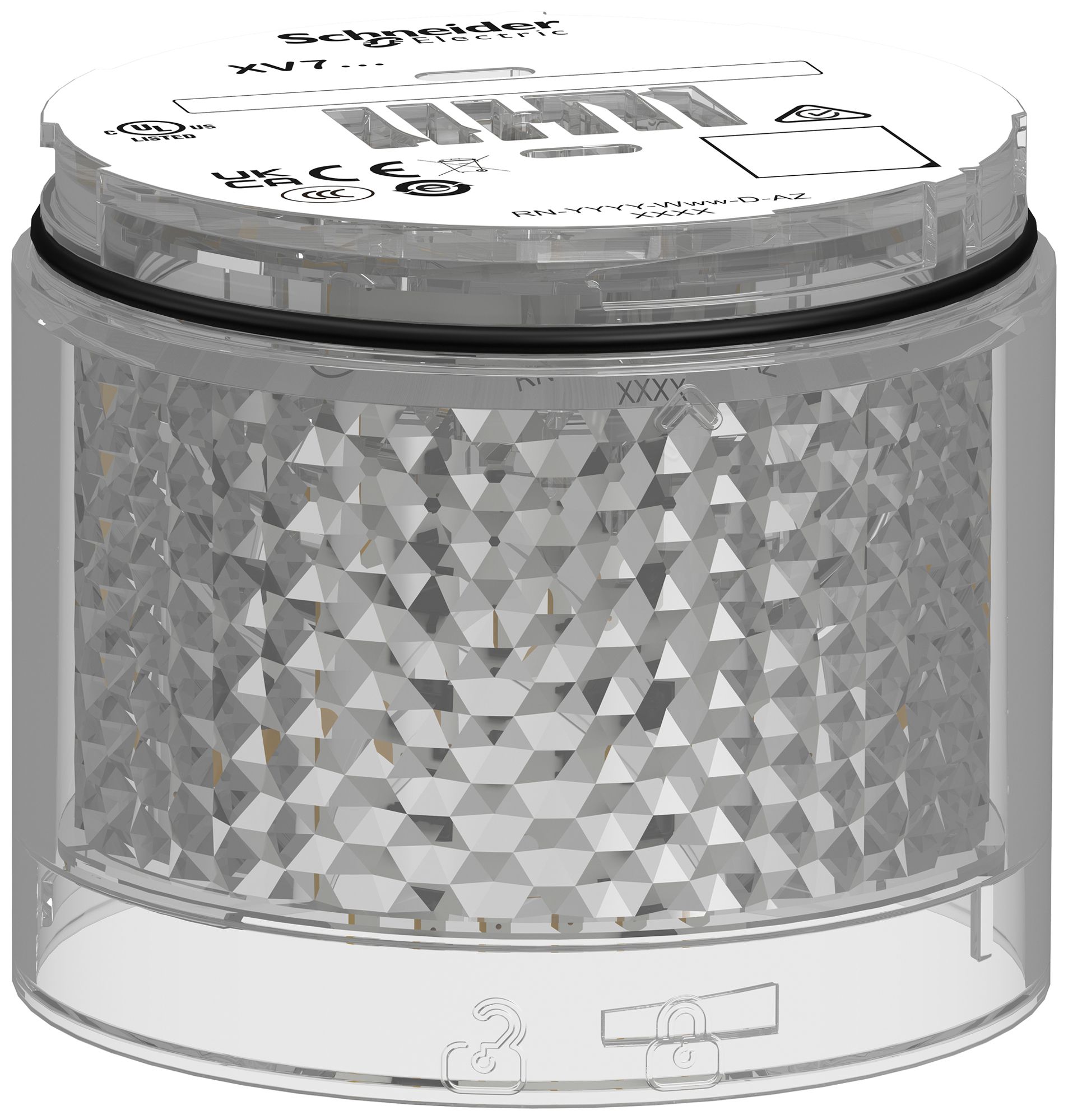 Élément lumineux LED Harmony 24VAC/DC multicolore permanent/clignotant