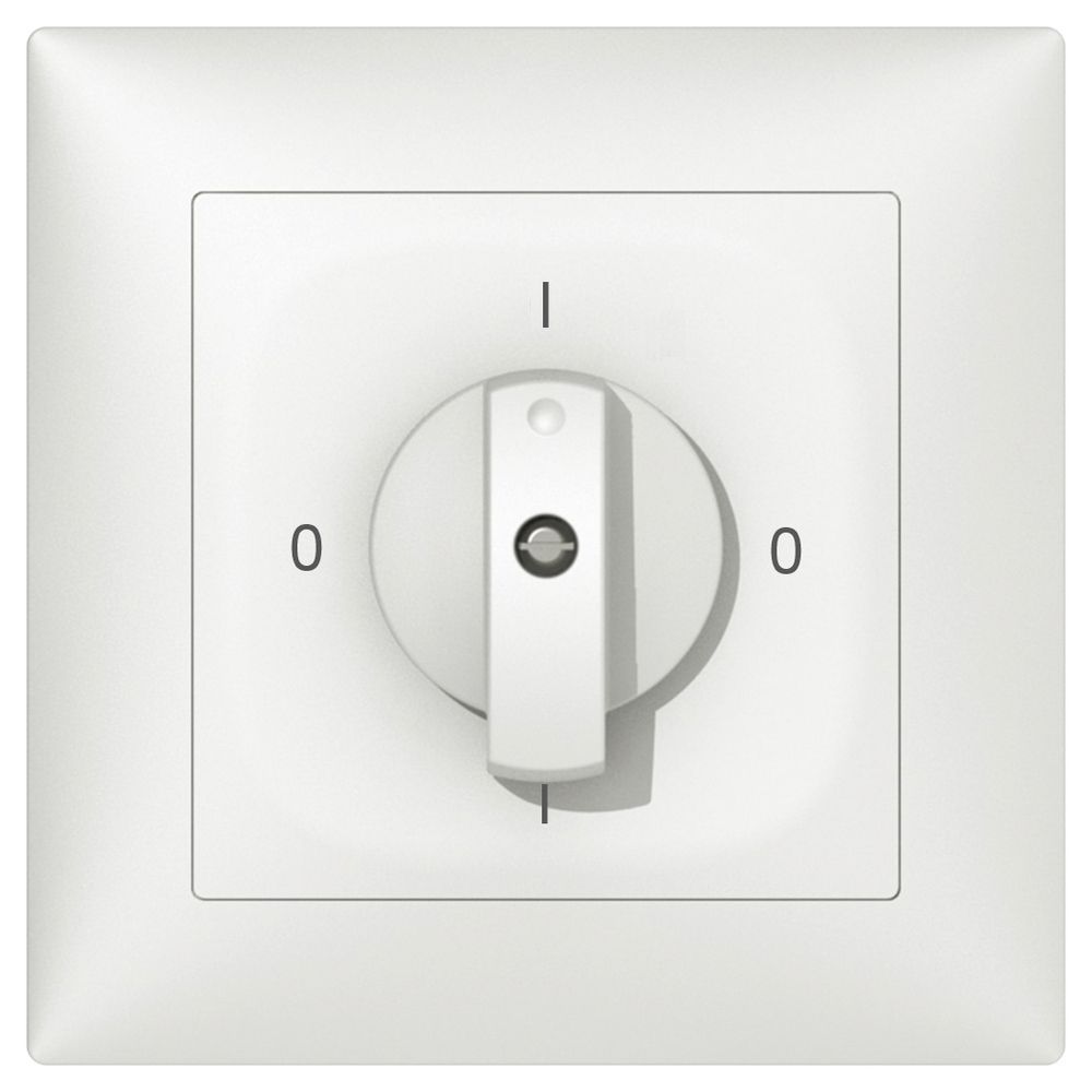 UP-Drehschalter SIDUS B 0/2L weiss