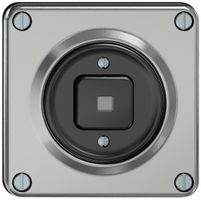 Interrupteur à poussoir lumineux ELEMENT schéma 3/2L 16A 250V LED aluminium