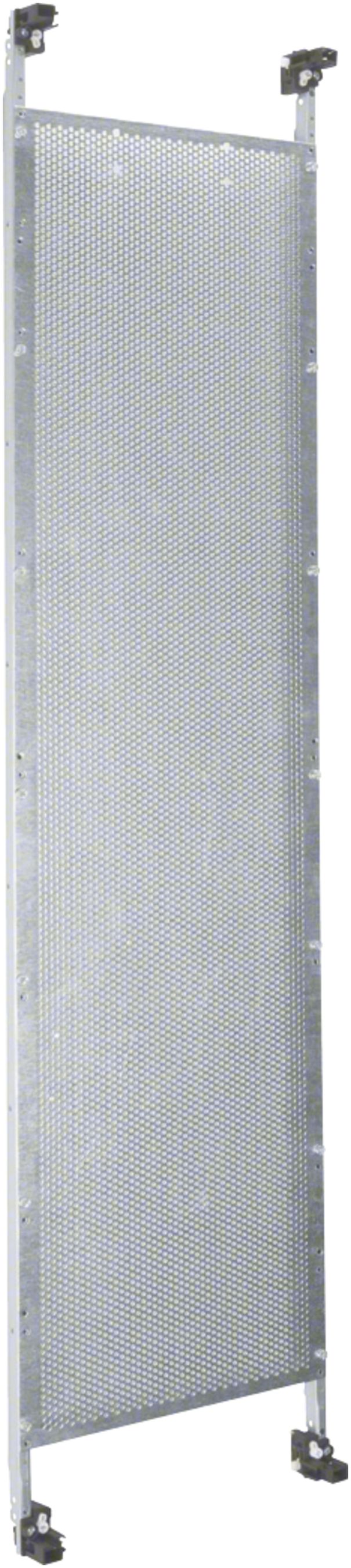 Telekommunikationsfeld Hager mit Lochblech 250×1050mm (B×H)