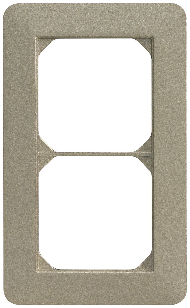 Cadre de recouvrement ENC kallysto.trend 2×1 savanna 94×154mm