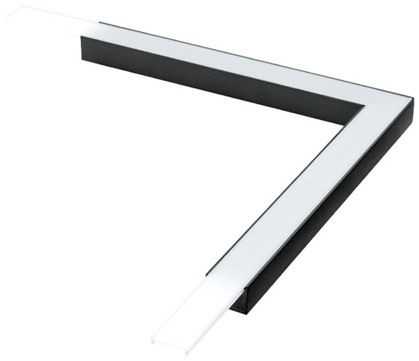 AP-Profil SG StripLine 200×22×16mm Aluminium schwarz