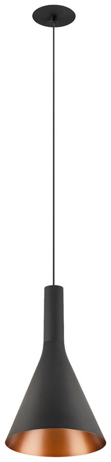 LED-Pendelleuchte SLV LALU CONE 10W 550lm 2700…3000K DIM Ø152×270mm schwarz