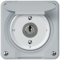 Interruttore a chiave robusto interruttore seriale 16A 250V 86×86mm grigio