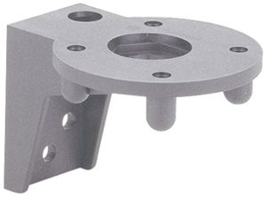 Winkel WERMA, für Signalsäule, für Fussmontage, grau