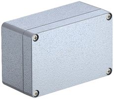Leergehäuse BET Mx SGR 160×100×81mm Alu IP66 silbergrau