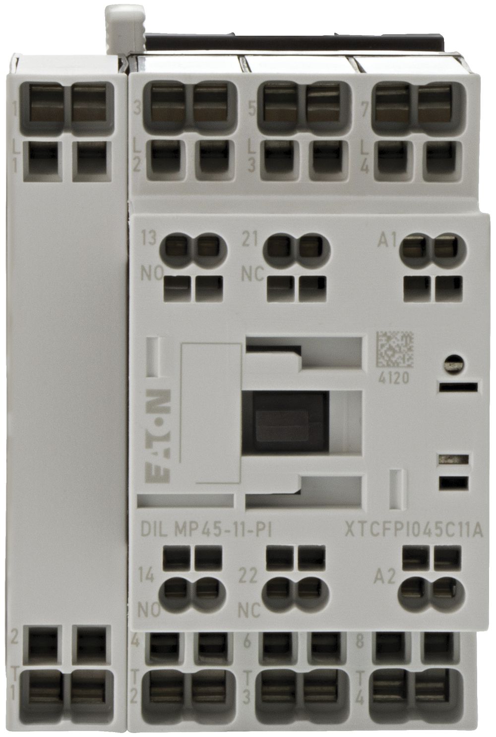 Leistungsschütz Eaton, 4PAC-1: 45A, 1S, 1Ö RDC 24: 24…27VDC Push-in-Klemmen