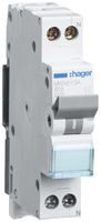 Disjoncteur Hager MCB 2P 230V type B 13A Icn 6kA 1UM