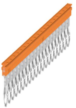 Querverbinder Weidmüller ZQV 2.5N/20 gesteckt 20L 5.1mm isoliert 24A orange