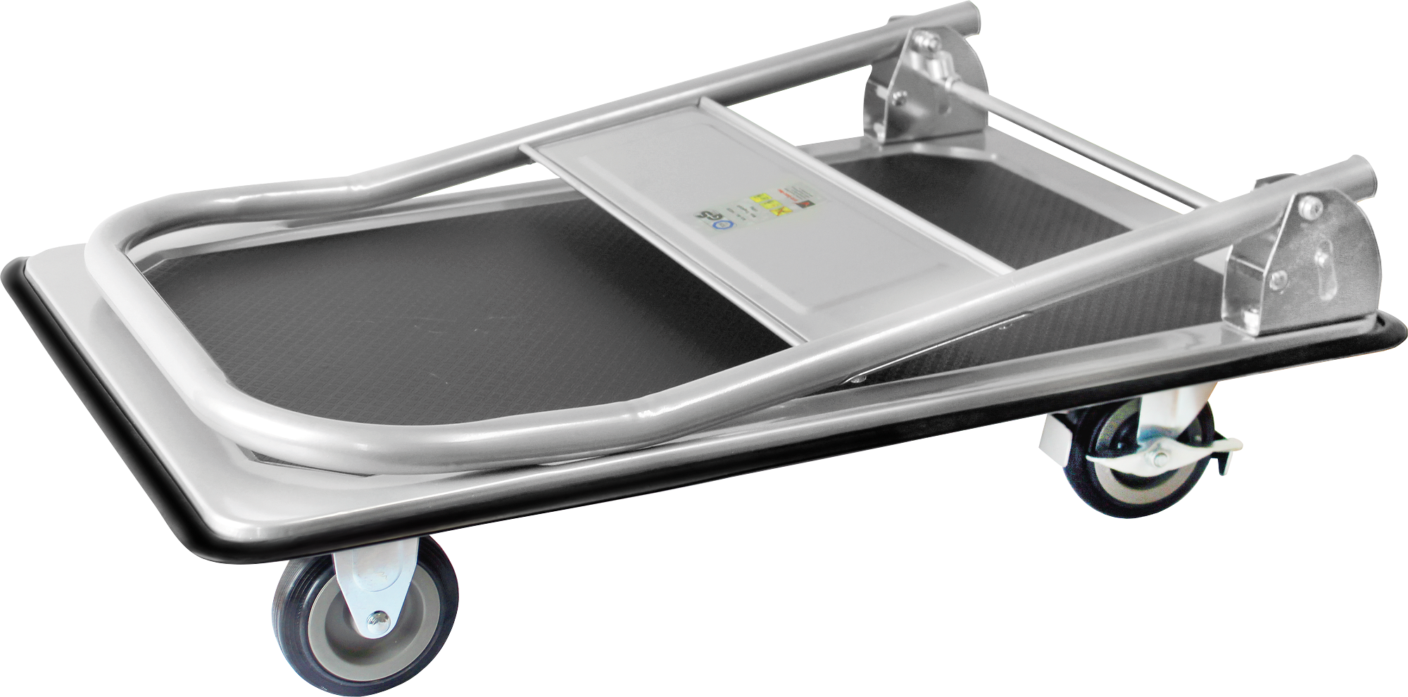 Chariot à plate-forme gris anthracite rabattable 740 x 470 x 820 mm