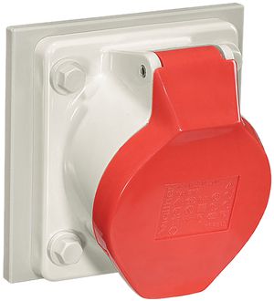 Prise INC CEEtyp 5L 16A J15, coudée