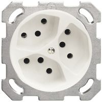 UP-Steckdose FH 3×T13/1SPM weiss