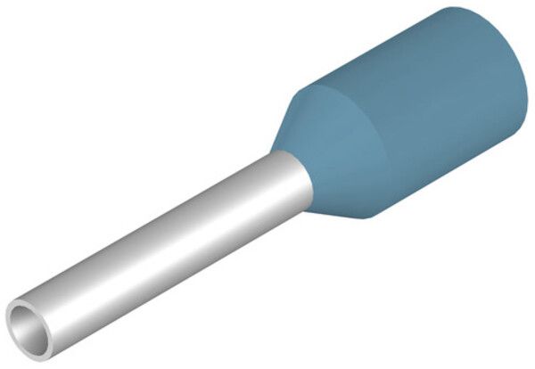 Estremità di cavo Weidmüller H isolata 0.75mm² 6mm blu chiaro sciolto