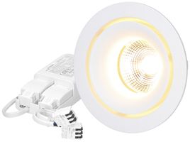EB-LED-Spot MH MOON 8W 650lm 3000K IP44 MB DIM DALI Ø80mm weiss