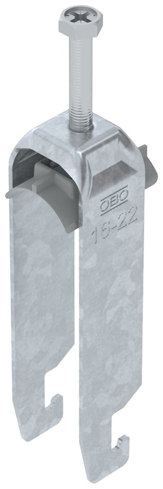 Fixation rapide BET 2056 pied à U mat.synthétique 16…22mm 3×câble acier Zn-ch-im