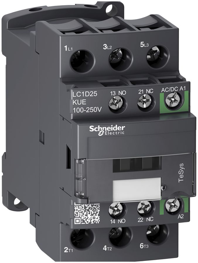 Schütz Schneider Electric TeSys D 3L AC3 440V 25A 100…250VAC/DC