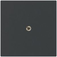 Plaque frontale kallysto 60×60mm noir pour élément de puissance