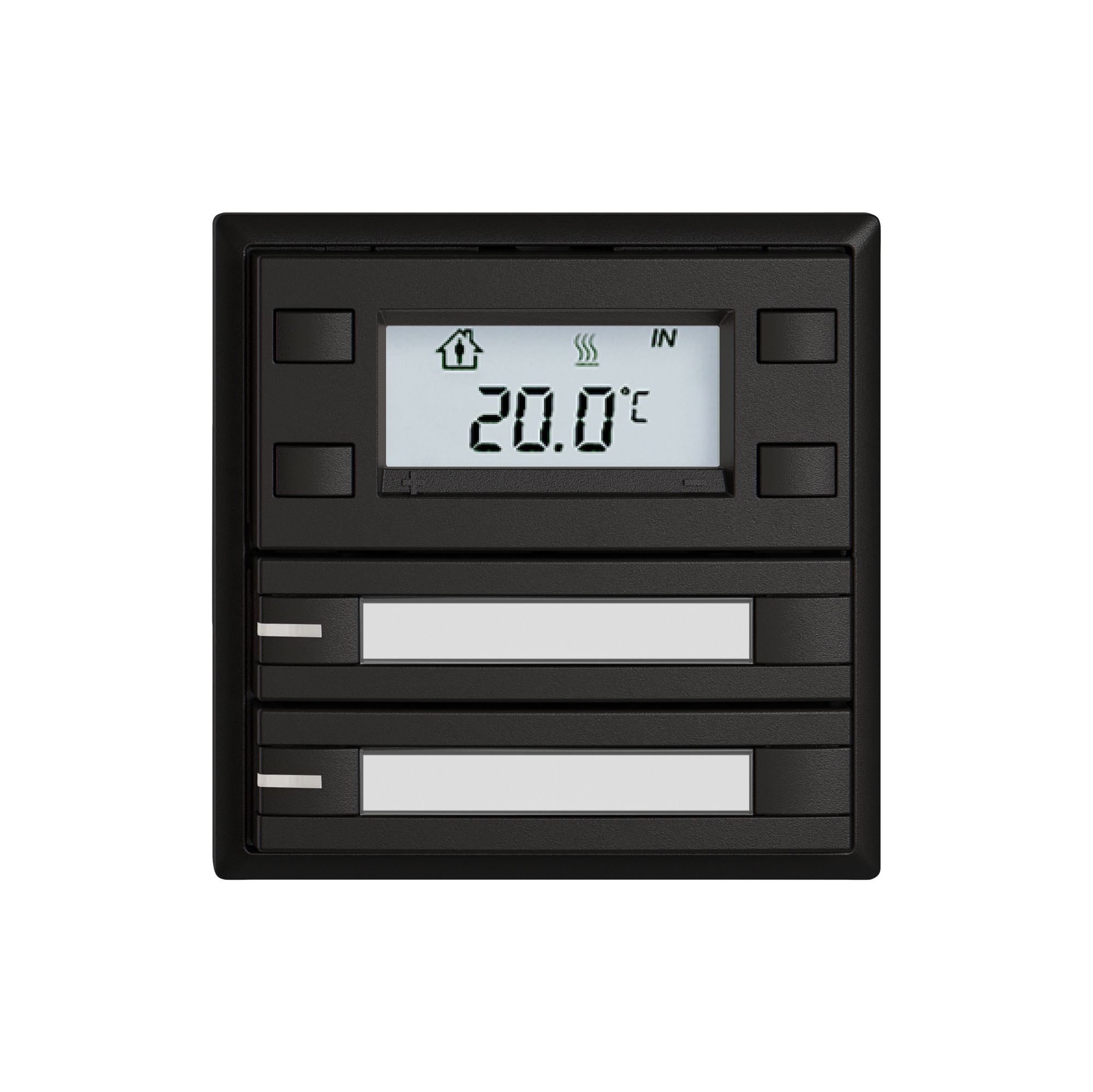 RTH-Taster EDIZIO.liv SNAPFIX® m.RGB-LED Pap.2×Taste 2-Tbed.sz