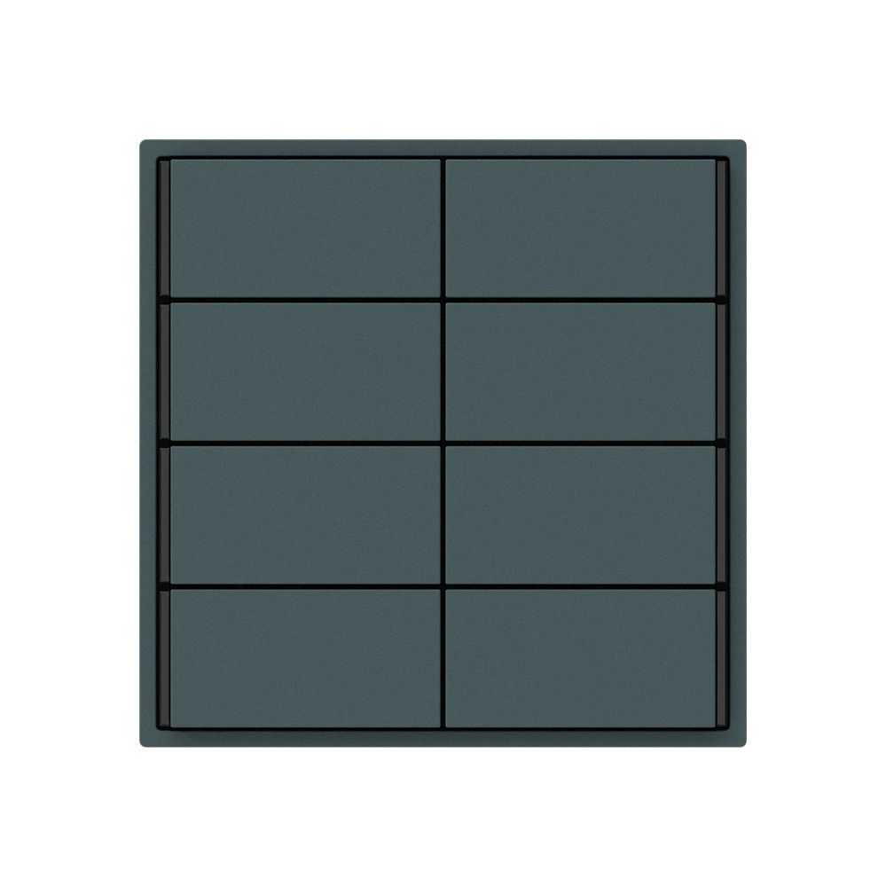 Poussoir KNX KAL 8×touches 8×points actionnables LED anthracite