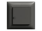 Poussoir ENC ZEP imp/minuterie 1c/1t station centr. EDIZIOdue noir