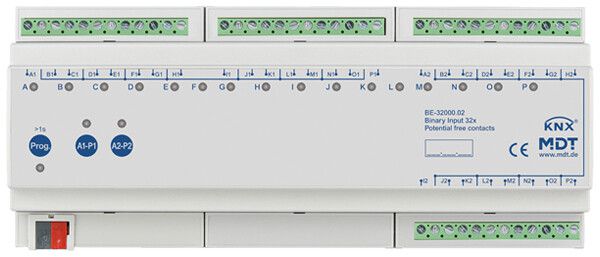 REG-Binäreingang KNX MDT BE-32000.02 32-Kan 12V 12TE