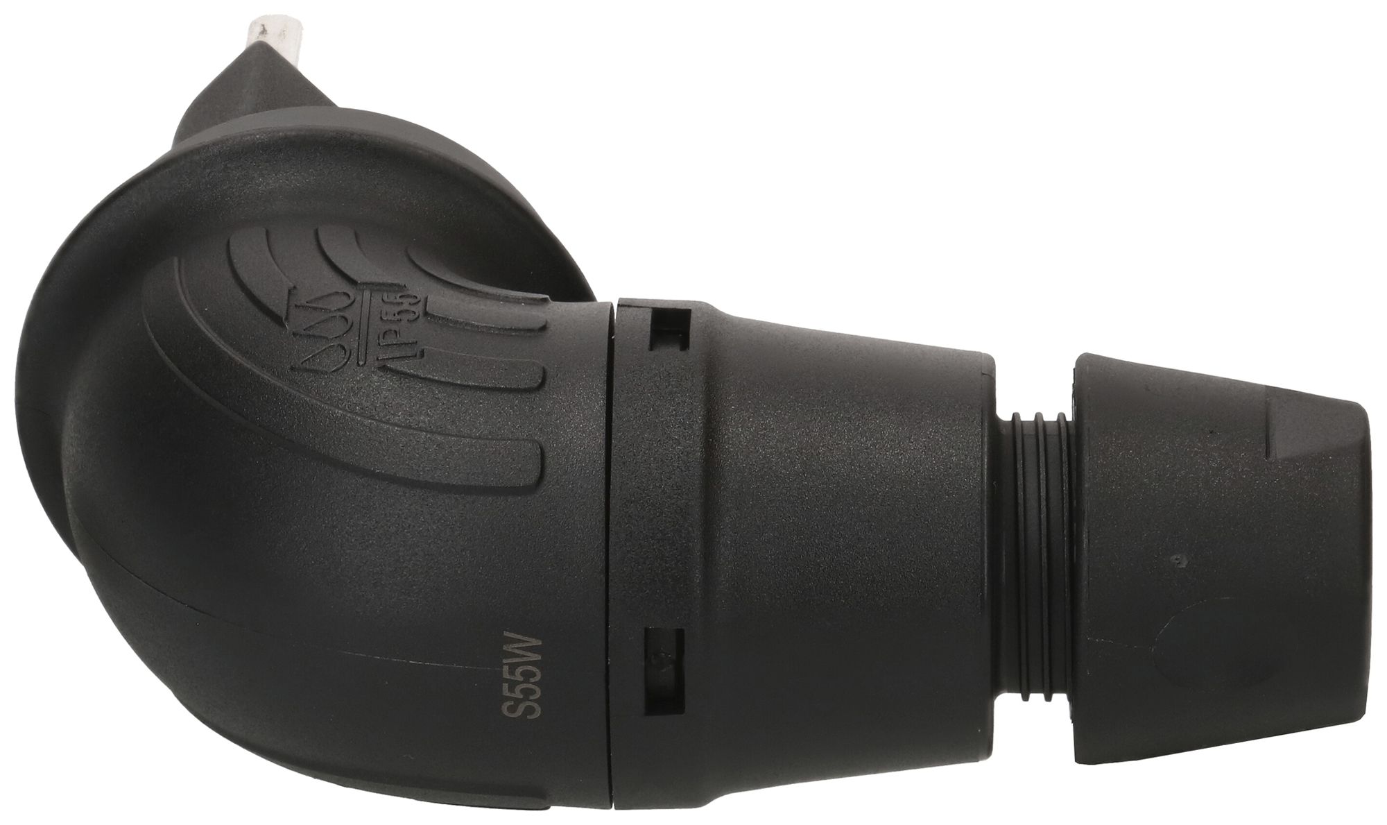 Stecker TH55 Typ 23 MH 90° IP55 16A 250V für Kabel Ø 6.5…14mm sz