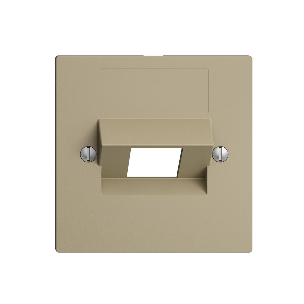 Plaque frontale 1×RJ45 ITplus EDIZIOdue sand