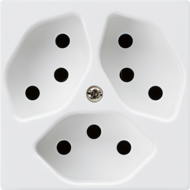 Prise ENC kallysto 3×T13 blanc