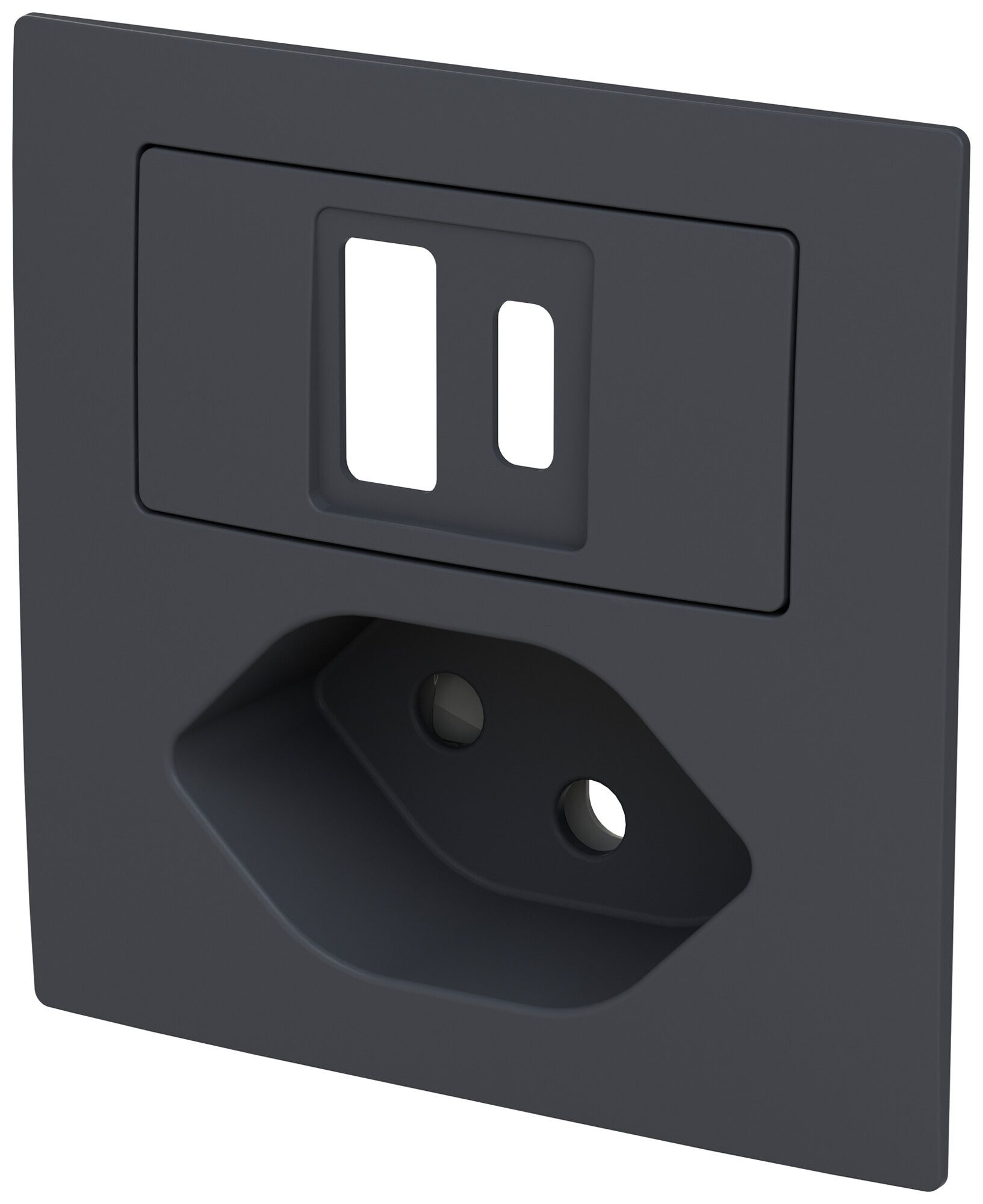 Kit frontale INC ABB Sidus USB-A+C + T13 60×60mm an IP20