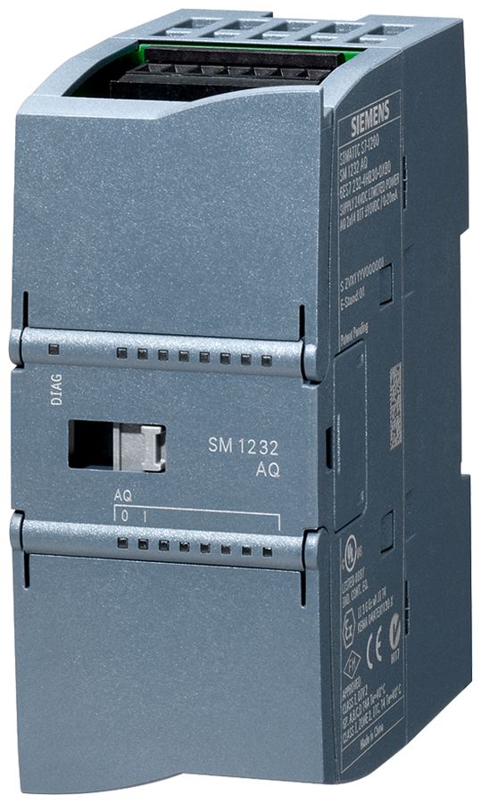Module de sortie PLC Siemens SIMATIC S7-1200 SM 1232 AO 2×14bit