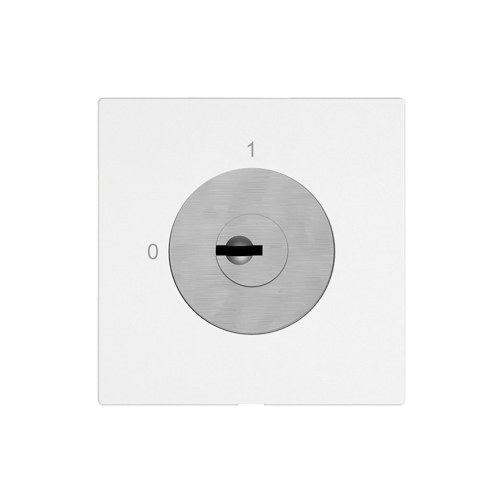 Interrupteur à clé EDIZIO.liv a.KABA 1007F/631984 1P 0-1 p=57mm bc