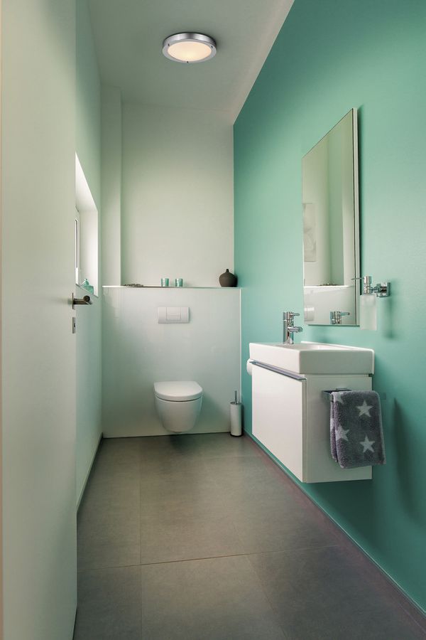 Deckenleuchte LEDVANCE Bathroom E27 1×0…15W IP44 Ø310mm Chrom