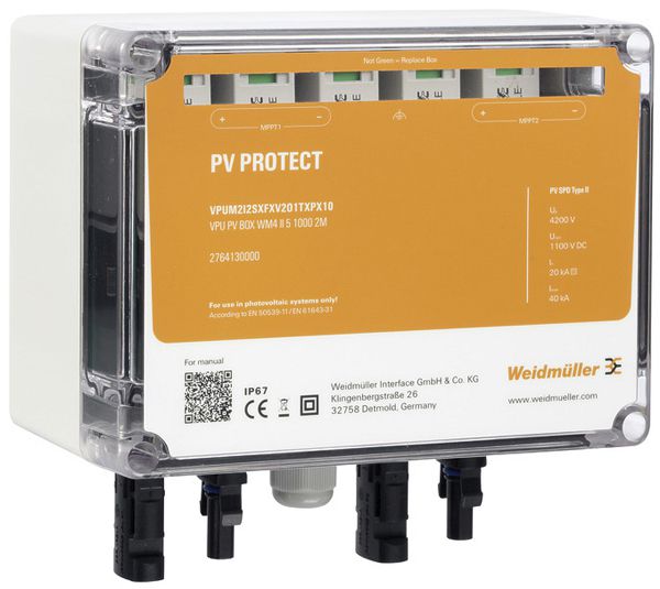 Coffret de protection surtension WM VPUM2I2SXFXV1O1TXPX10