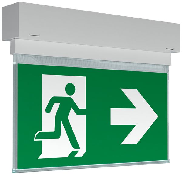 LED-Rettungszeichenleuchte AWKAX-U-401-AT 4.5W 1h 326×248×50mm