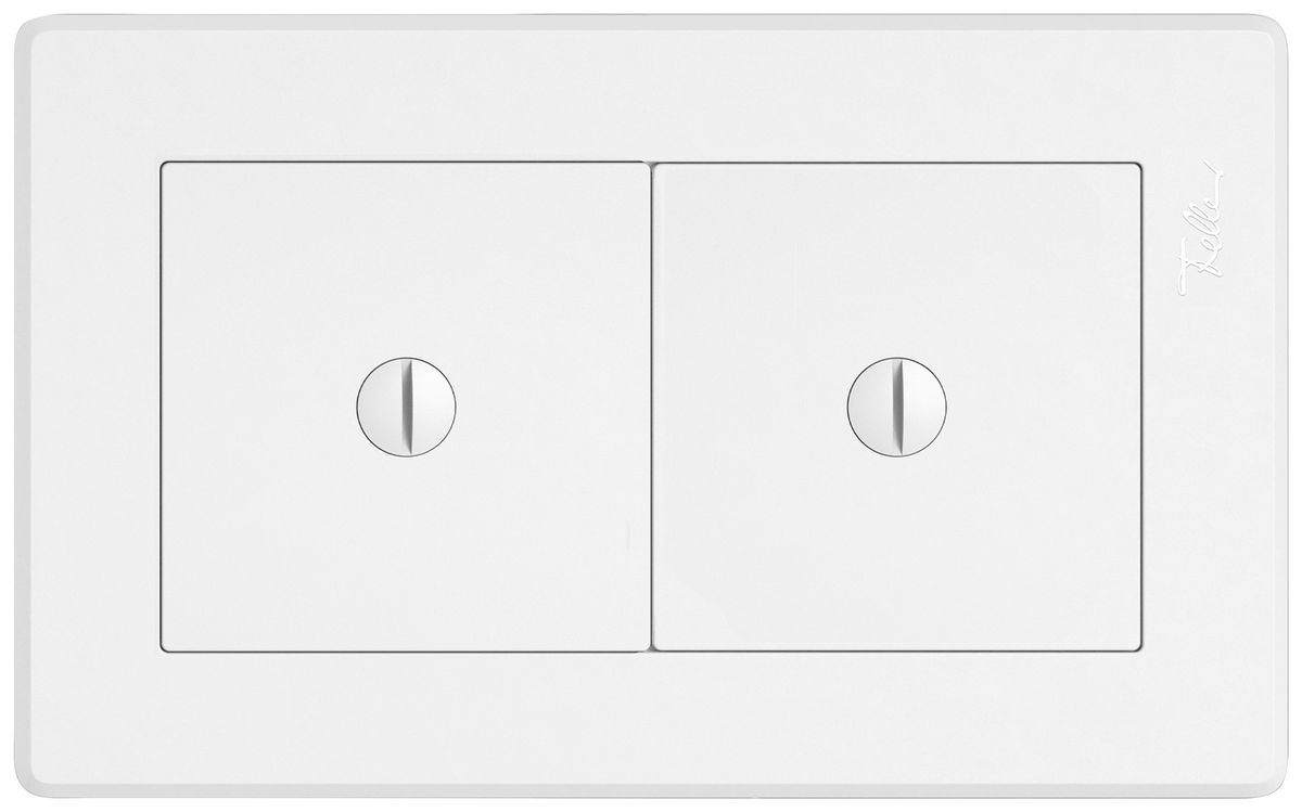 Combinaison ENC EDIZIO.liv SNAPFIX® 1×2 96×156mm 2×obturateur blanc