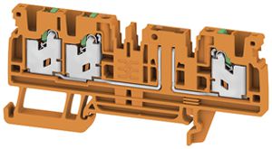 Borne de passage joignable WM SDT 3C 0.5…2.5mm² 20A/500V snap-in DIN35 ora