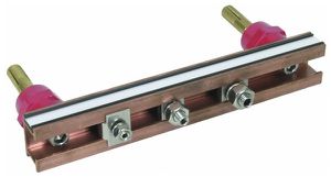 Potentialausgleichsschiene DEHN/elvatec IDR 15× 500mm 240mm², Kupfer blank