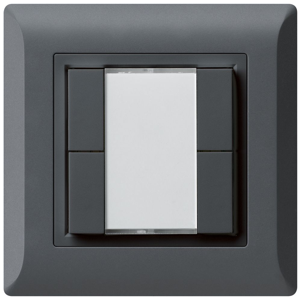UP-Universaltaster 4×kallysto.line mit LED anthrazit