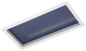 EB-LED-Deckenleuchte DOTLUX SUNLIGHT 47W 2350lm 957 620×310 weiss