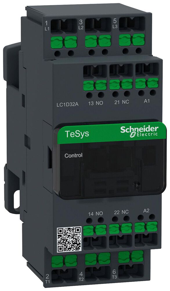 Contacteur de puissance TeSys DECA 12VAC 3NO 50A 32A 440V 1NO 1NC