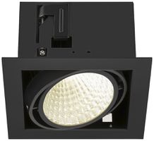 LED-Downlight SLV KADUX 27W 3350lm 940 30° DALI 195×195mm schwarz