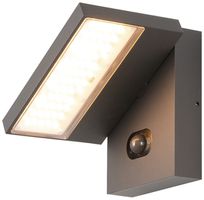LED-Wandleuchte SLV ABRIDOR PIR SEN 6.8W 600lm 822/827 IP65 anthrazit